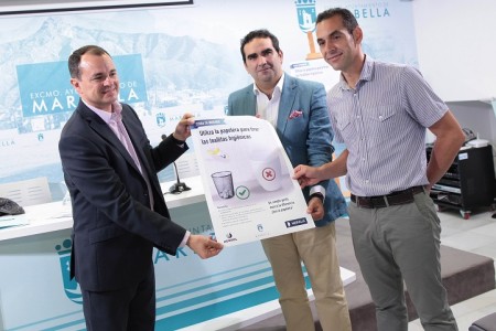 Alianza a favor del uso responsable de las toallitas higiénicas en Marbella