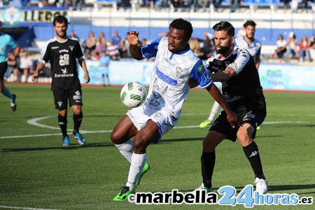 El Marbella FC confía en poder renovar a Añón, Beitia y Okoye