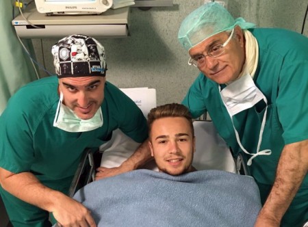 Ontiveros es operado con éxito del pubis y estará dos meses de baja