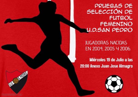 La UD San Pedro busca jugadoras para crear su primer equipo femenino
