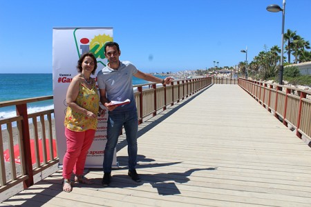IU propondrá al pleno mantener la pasarela de la playa de Río Verde