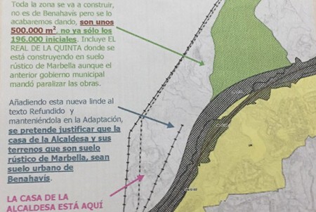 Podemos pide que se corrijan en el PGOU del 86 las lindes con Benahavís