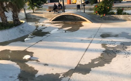 Usuarios denuncian el mal estado de la pista de skate de San Pedro