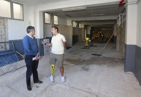 Arrancan las obras en los vestuarios del Serrano Lima que dejó listas el tripartito