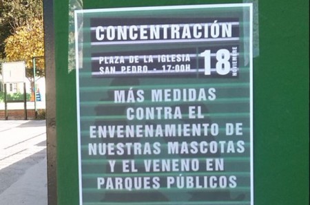 Este sábado, concentración por la muerte de perros envenenados