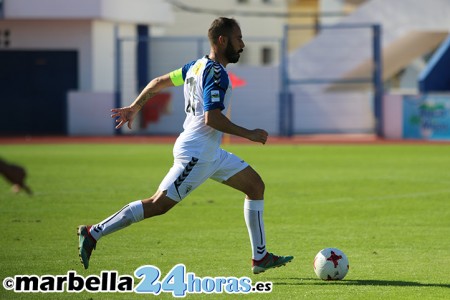 Añón, tercer jugador del Marbella en marcar en cuatro temporadas seguidas