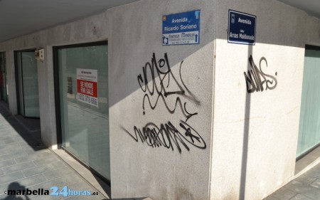 El Ayuntamiento de Marbella también privatiza la limpieza de grafitis