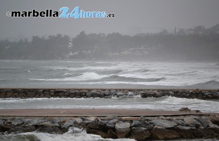 La borrasca "Ana" traerá este lunes a Marbella fuerte viento y lluvia