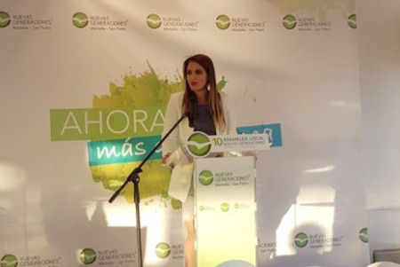 Rocío Vallejo, nueva presidenta de Nuevas Generaciones en Marbella
