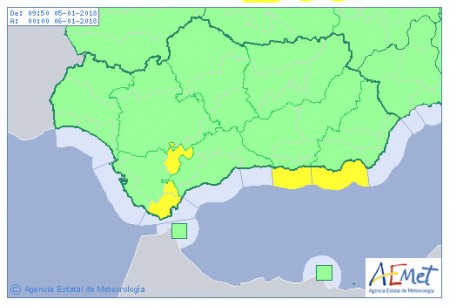 Meteorología retrasa al sábado las alertas por lluvia y viento en Marbella