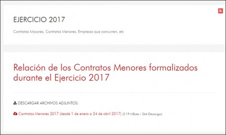 El PSOE exige al bipartito (PP-OSP) que publique los contratos menores