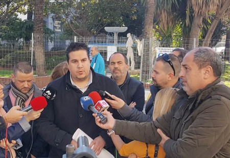El PSOE reclama a Piña que deje de "destruir" zonas verdes en San Pedro