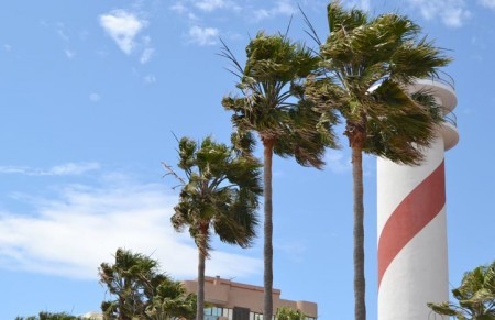 Marbella registra la racha de viento más fuerte en toda Andalucía 