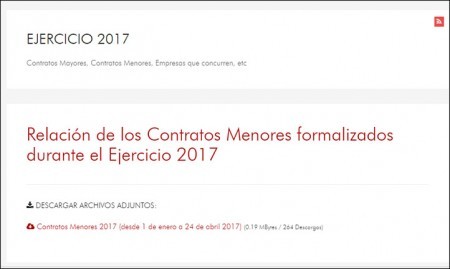 El PSOE exige que se publiquen los contratos menores del Ayuntamiento
