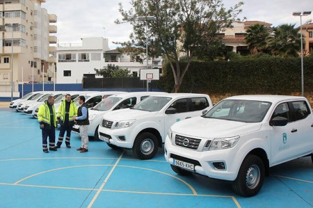 Marbella incorpora ocho vehículos a Limpieza con el renting del tripartito