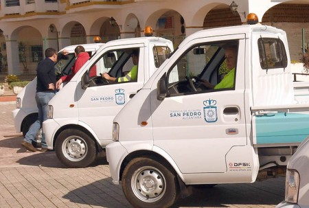 El servicio de limpieza cuenta con cuatro nuevos vehículos ligeros