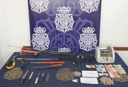Desmantelan en Marbella un punto de venta de droga en Las Albarizas
