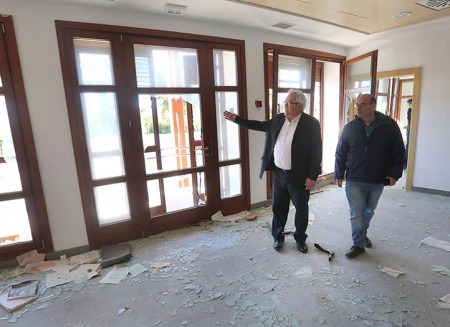 Piña cifra en 200.000 euros mantener el parque de Los Tres Jardines