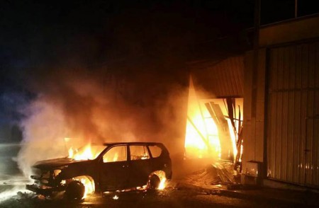 Un incendio, quizá intencionado, destruye el gimnasio de Rubén Lee