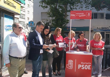 El PSOE inicia una campaña para exigir la reforma en la avenida del Trapiche