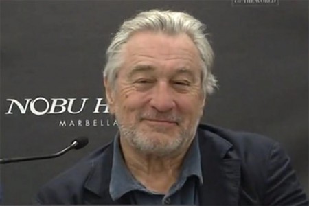 El actor Robert de Niro carga en Marbella contra Donald Trump