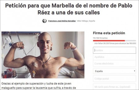 Marbella aprueba dar el nombre de Pablo Ráez al bulevar de Arroyo Primero