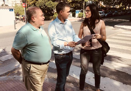 El PSOE exige que se retome la mejora integral de la avenida de Las Palmeras