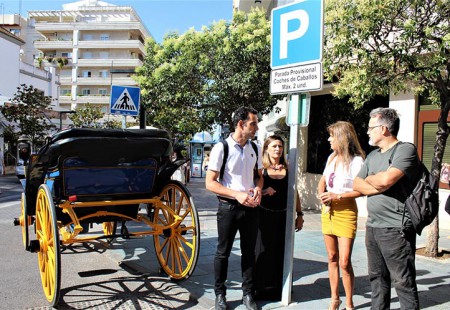 Izquierda Unida solicita que se reubique la parada de coches de caballos 