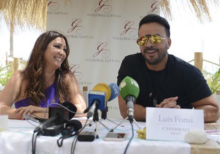El cantante Luis Fonsi, estrella en la séptima Gala Global Gift en Marbella 