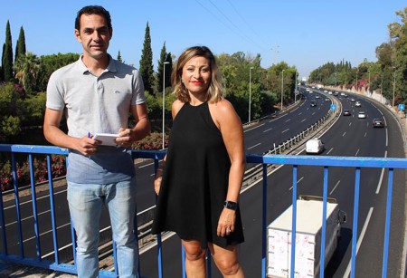 IU reclama la mejora de tres accesos de la A-7 al casco urbano de Marbella