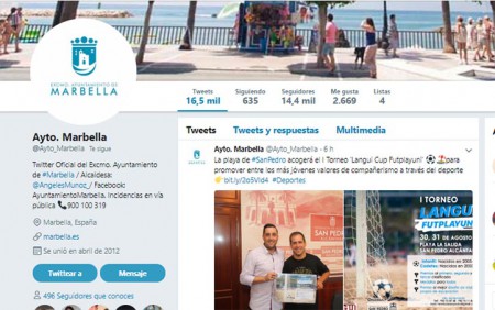 El Ayuntamiento de Marbella externaliza sus redes sociales por 300.000 euros