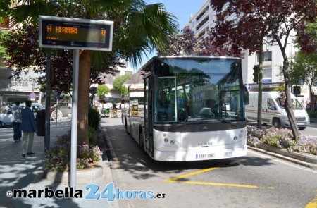 La alcaldesa quiere que los autobuses urbanos de Marbella lleven wifi