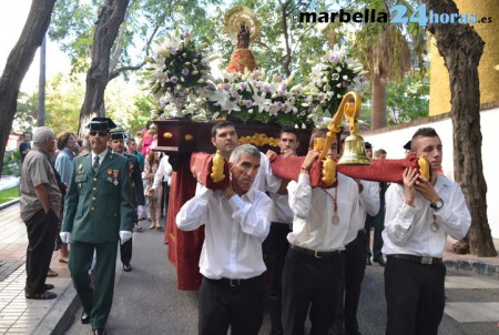 La Virgen del Pilar procesionará este año tras la misa y con la Guardia Civil