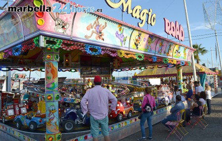 Atracciones sin música en la Feria de San Pedro para niños con autismo