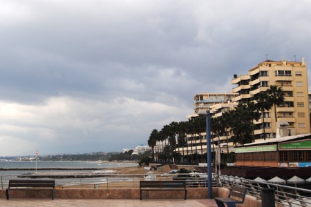 La alerta naranja en la Costa del Sol deja en Marbella dos tormentas