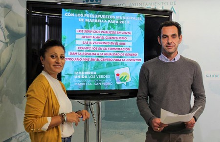 IU señala que los presupuestos para 2019 "apuntalan el clientelismo"