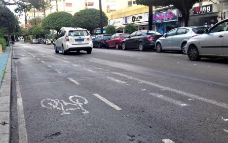 IU Marbella denuncia que el PP está "desmantelando" los carriles bici