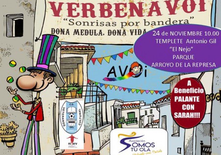 El parque de la Represa acoge este sábado una verbena a favor de Sarah