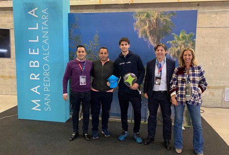 Marbella envía 4 personas a Madrid a promocionar el torneo de pádel