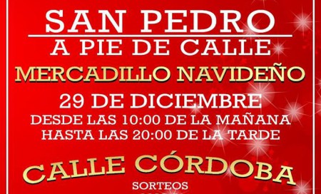 La calle Córdoba en San Pedro tendrá un mercadillo navideño este sábado
