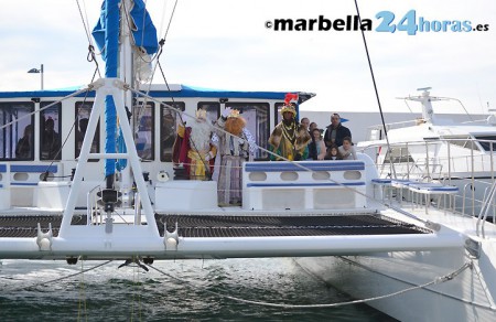 Los Reyes Magos volverán a llegar en catamarán a Marbella el día 4