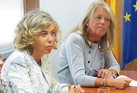 Ángeles Muñoz no quiere explicar por qué alargó su viaje a Nueva York
