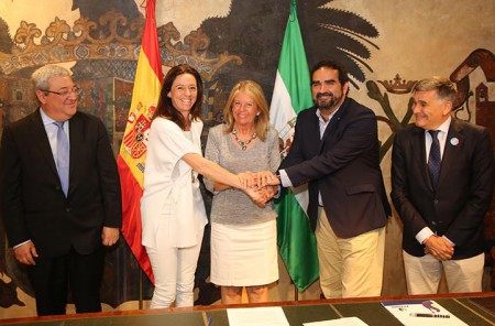 Marbella acuerda con Hidralia y Acosol impulsar proyectos hidráulicos
