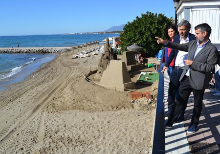 El PSOE destaca el compromiso del Gobierno con las playas de Marbella