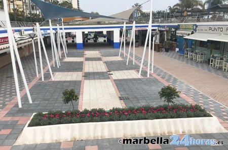Muñoz paraliza las obras del bulevar del Puerto Deportivo de Marbella