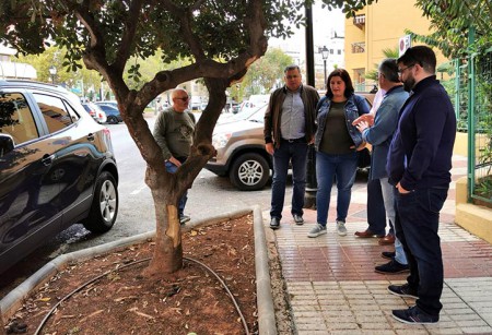El PSOE se hace eco de las quejas de los vecinos de la calle Jeddah de Marbella
