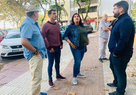 El PSOE denuncia el estado de "dejadez" del parque Manuel de Falla