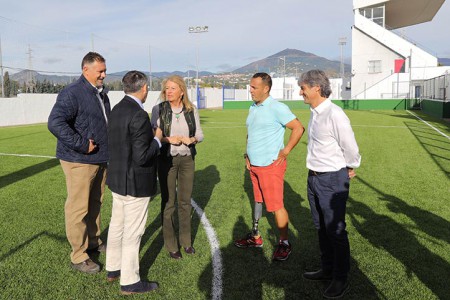 Concluye la reforma de los campos de fútbol 5 del Municipal de San Pedro