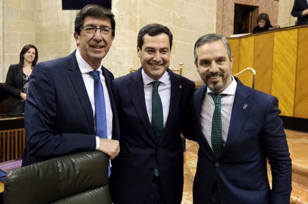 PP, Cs y Vox aprueban los presupuestos andaluces que olvidan a Marbella