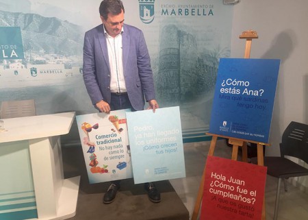 Marbella lanza un campaña de apoyo al comercio tradicional